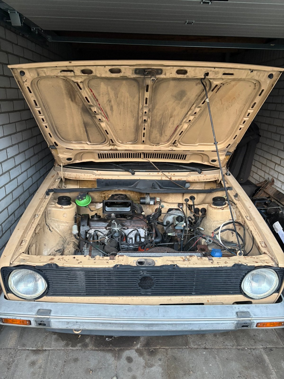 Loop of sloop mk1 golf Mexico beige, Ophalen, Bumper