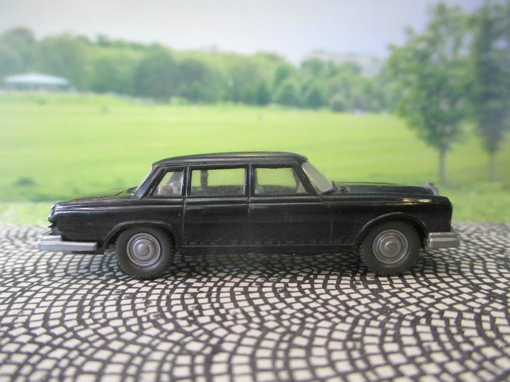 Mercedes Benz W100 600 Pullmann Wiking zwart, Ophalen of Verzenden, Zo goed als nieuw, Auto, Wiking