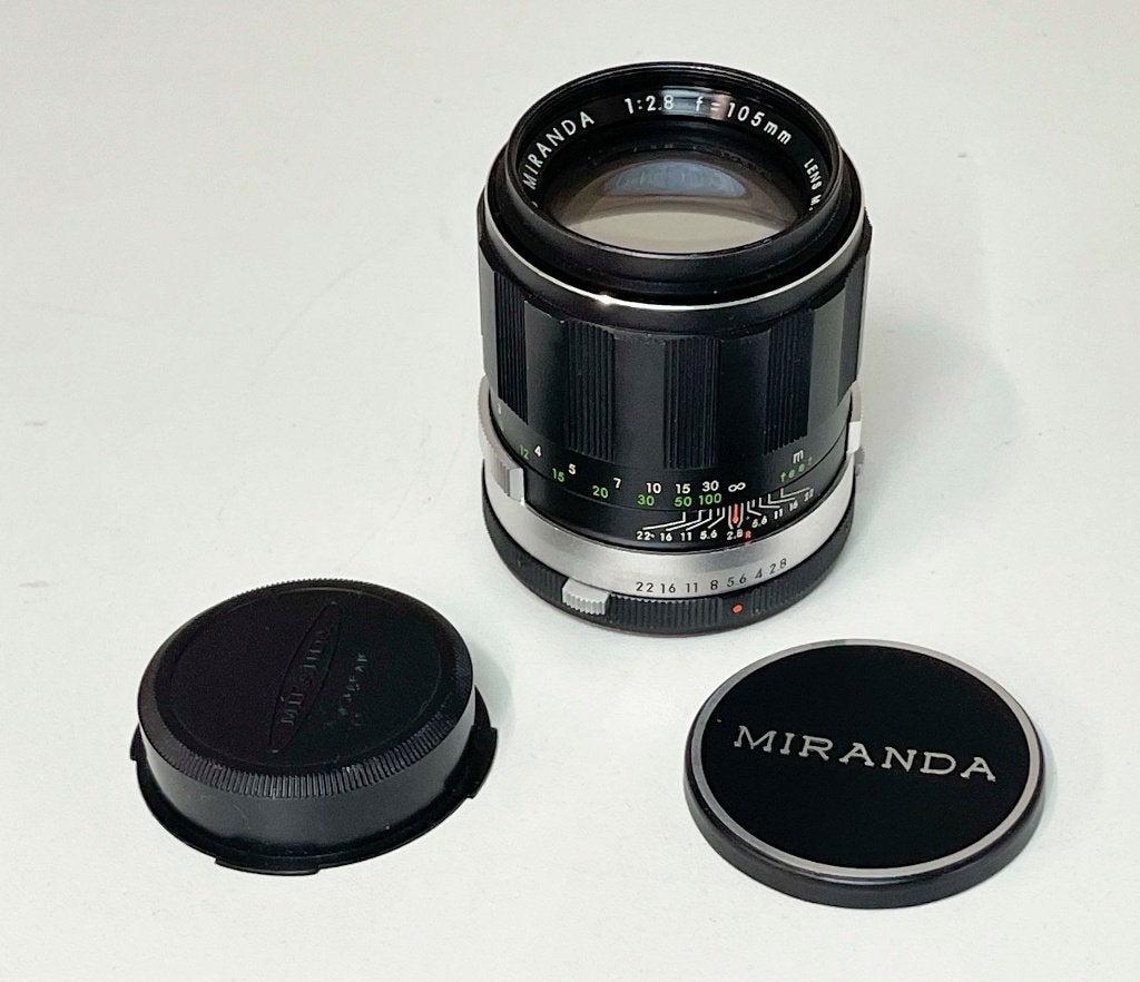 Auto Miranda 105mm f/2.8 anloge Lens, Spiegelreflex, N, Ophalen of Verzenden, Miranda