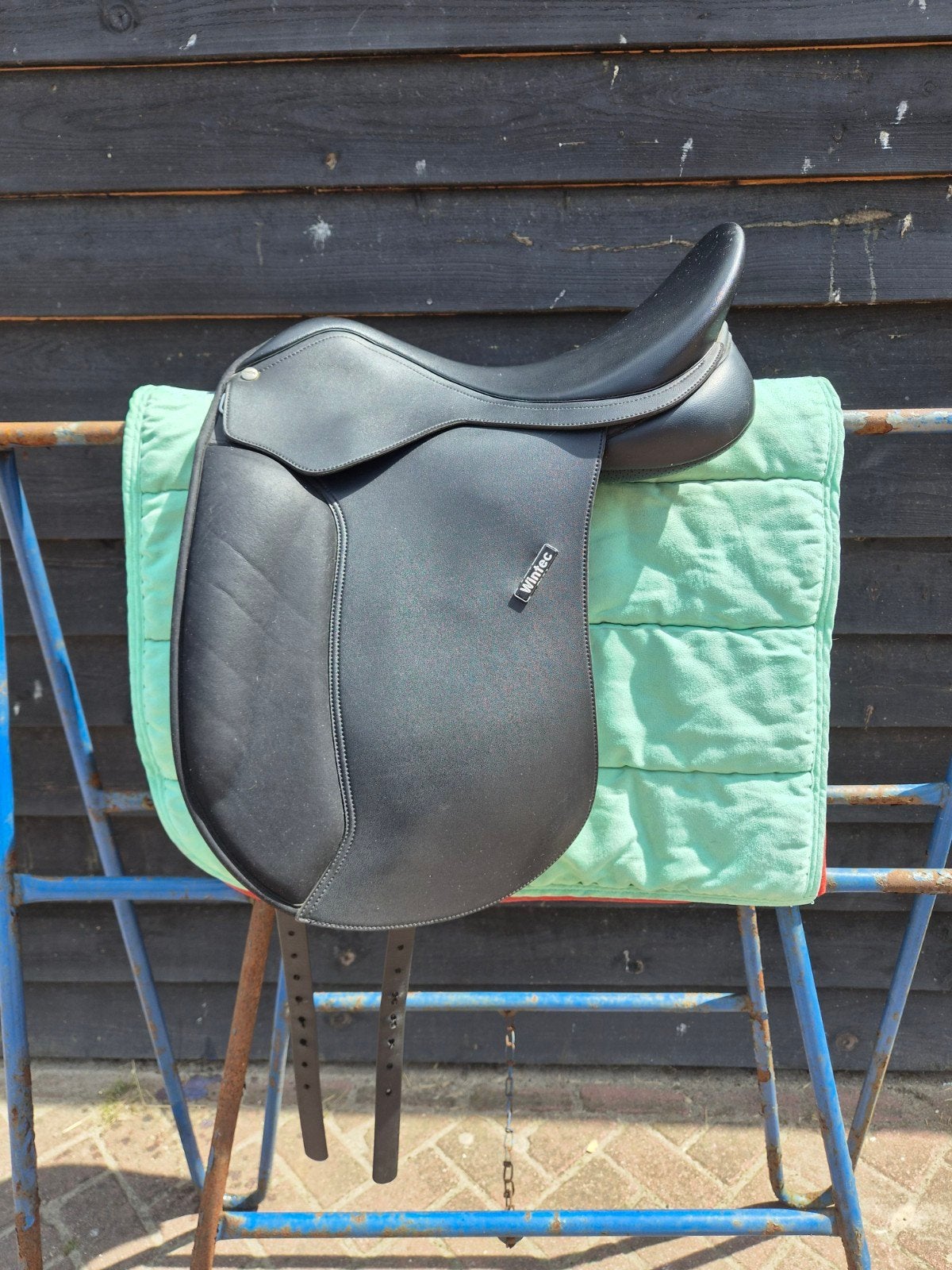 Nette Wintec Wide 500 dressuur 17,5 inch., Ophalen of Verzenden, Dressuur