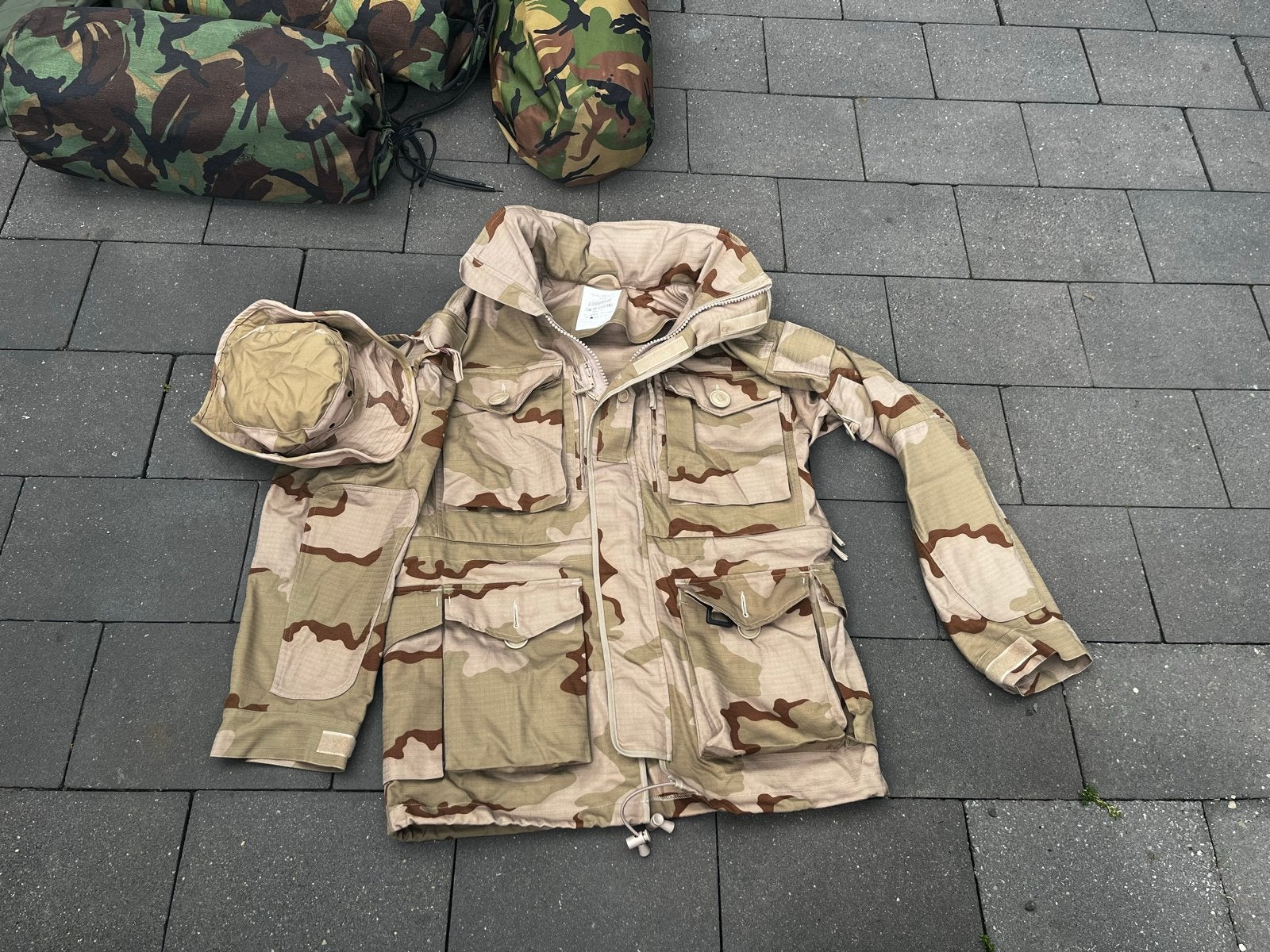 Desert Camo Jas (M) - Feuchter GmbH 2009, Ophalen, Zo goed als nieuw, Maat 48/50 (M), Overige kleuren