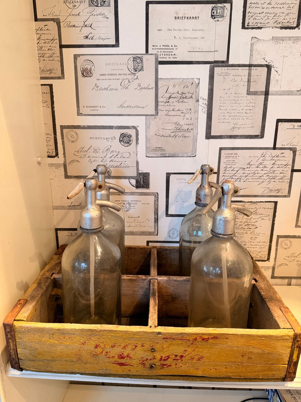 Vintage houten frisdrankkrat - Coca-Cola, Ophalen