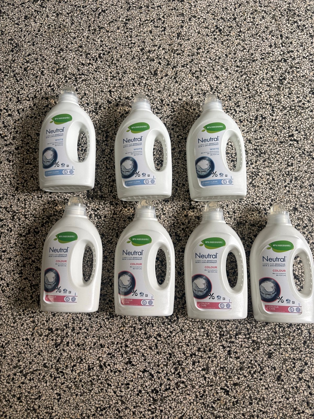 Neutral Wasmiddel - Wit & Kleur - 7 flessen van 1 liter, Ophalen, Overige typen