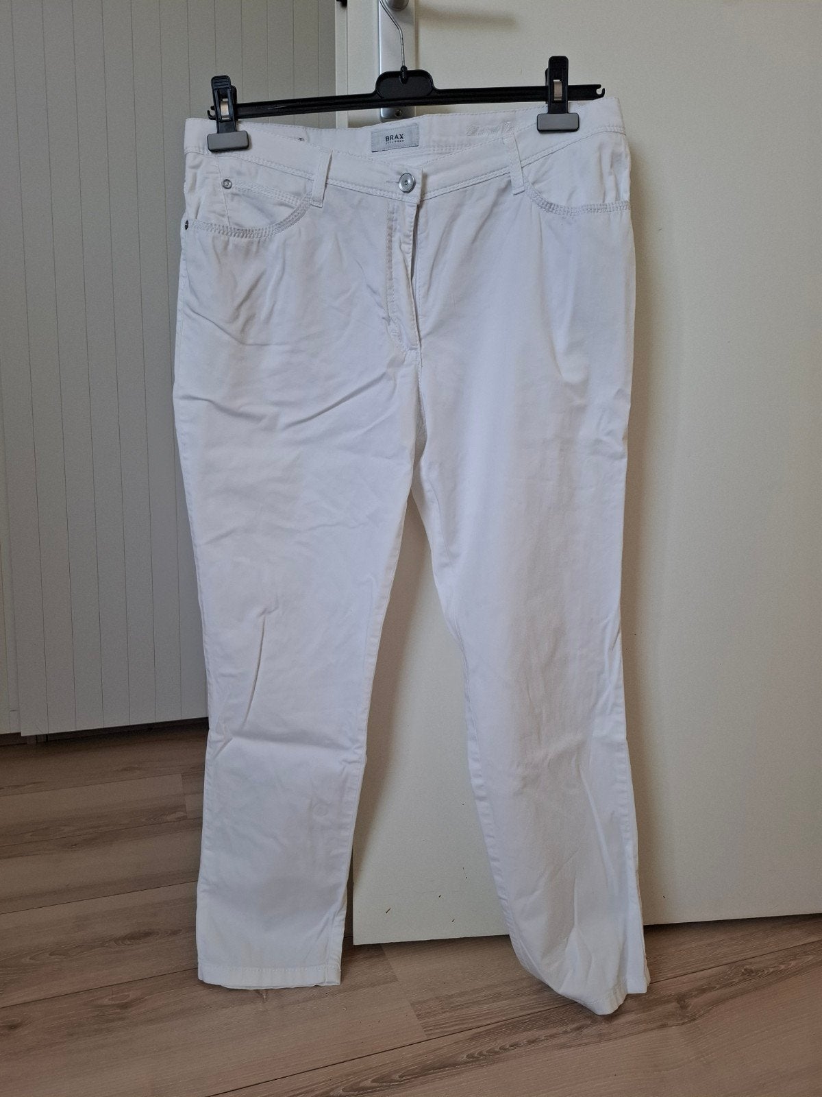 Brax Feel Good Witte Broek - Maat 44, Brax, Wit, Maat 42/44 (L), Ophalen of Verzenden