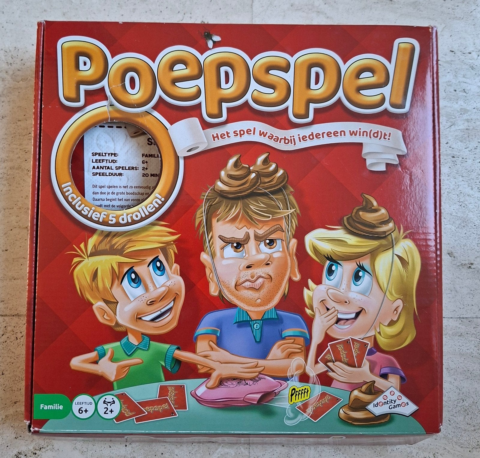 Poepspel compleet, Ophalen of Verzenden, Zo goed als nieuw