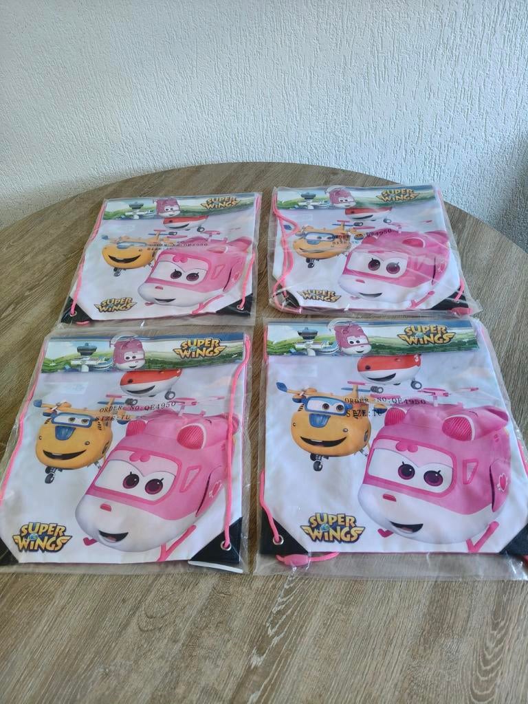 4 nieuwe super wings rug tasjes / gym tassen, Diversen, Ophalen of Verzenden, Nieuw