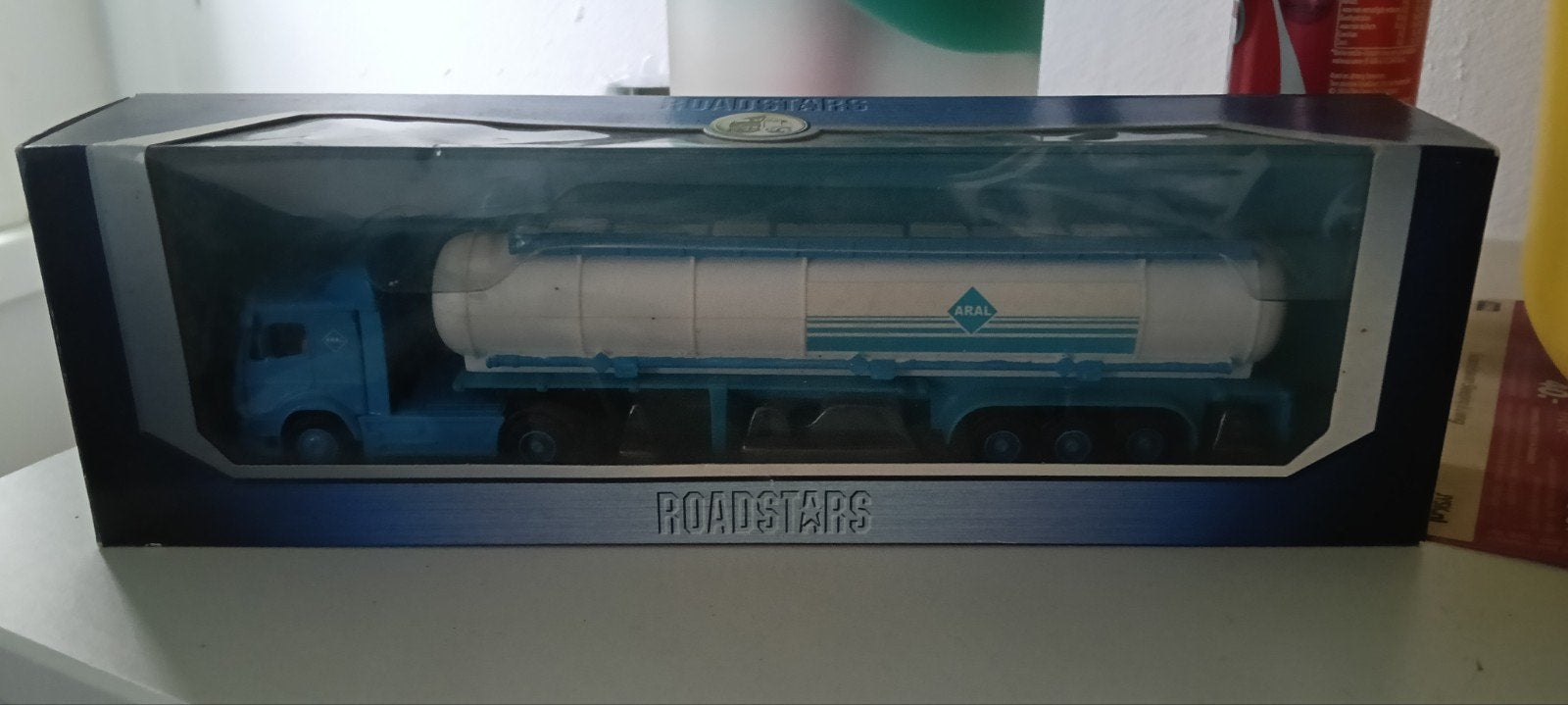 Aral Miniatuur Vrachtwagen Tanker - Roadstars, Hobby en Vrije tijd, Overige merken, 1:50 of kleiner, Ophalen of Verzenden, Zo goed als nieuw