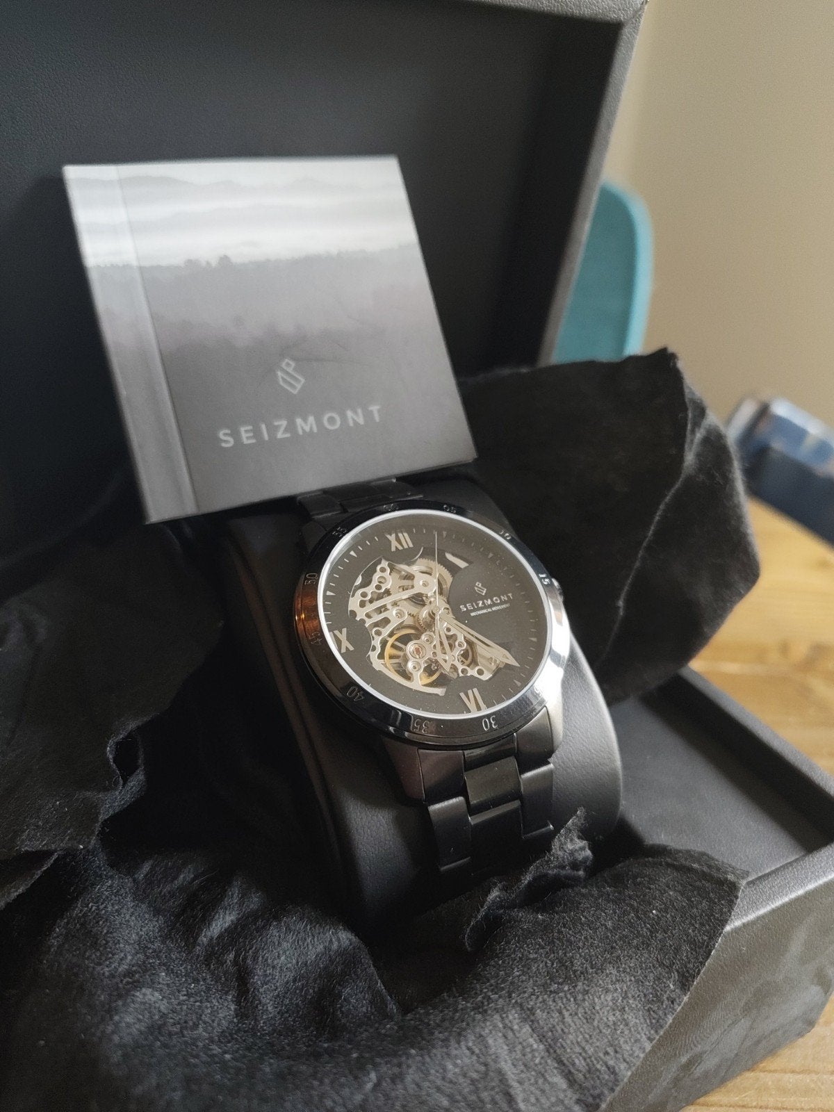 Seizmont Dante 2 Heren Horloge - Mechanisch Uurwerk, Overige merken, Staal, Staal, Polshorloge