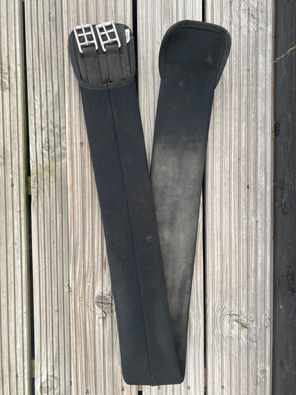 Singel van neopreen zwart 140cm, Dieren en Toebehoren, Ophalen of Verzenden, Gebruikt, Zwart, Singel
