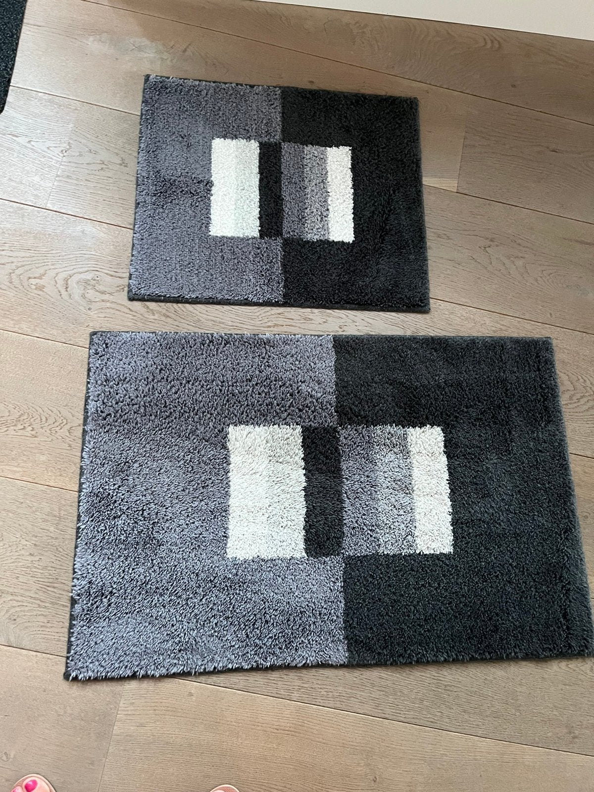 Badmat en wc mat mooie kwaliteit iZGS!, Ophalen, Gebruikt, Nylon, Binnen