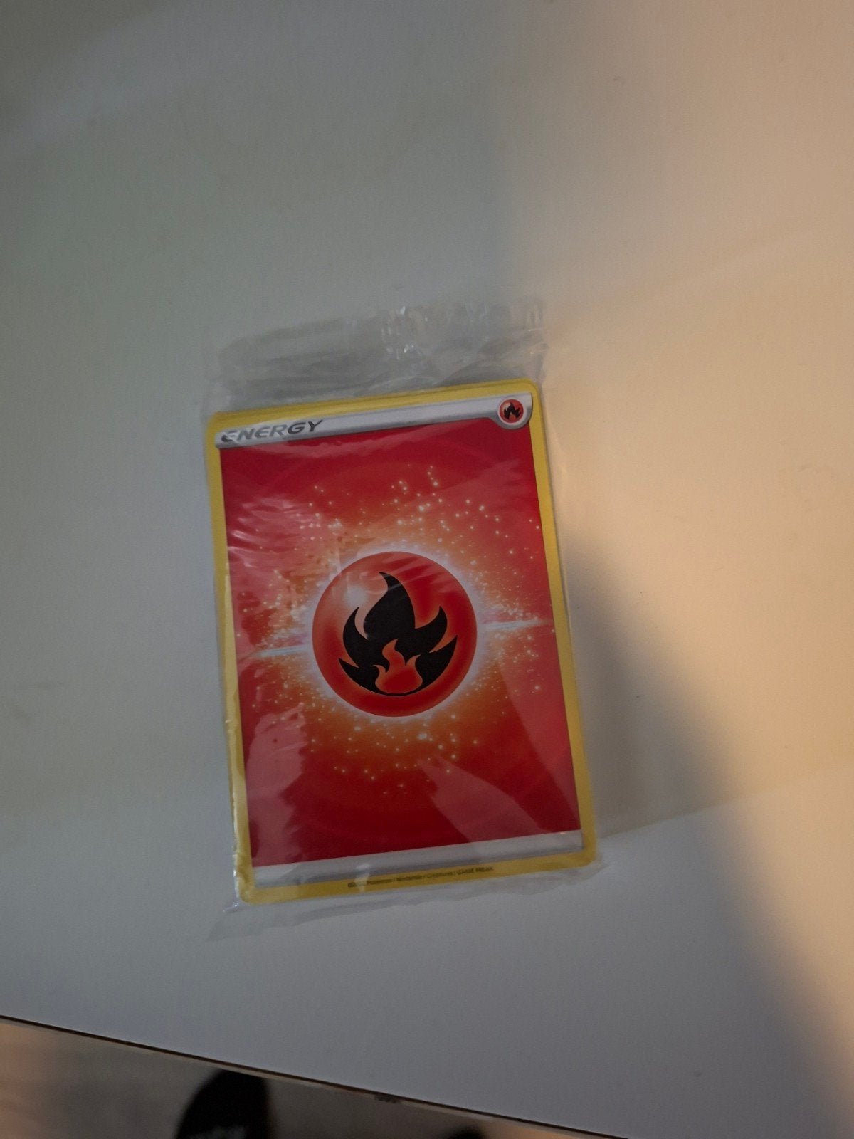 Pokémon TCG Vuur Energiekaart - Nieuw in verpakking, Ophalen, Nieuw, Losse kaart