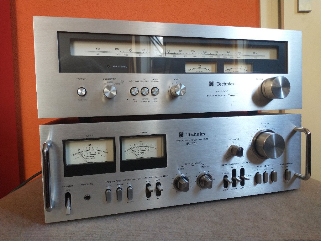 Technics SU-7700 (Serviced) en Technics ST-7600, Ophalen of Verzenden, Zo goed als nieuw, Tuner of Radio, Overige merken