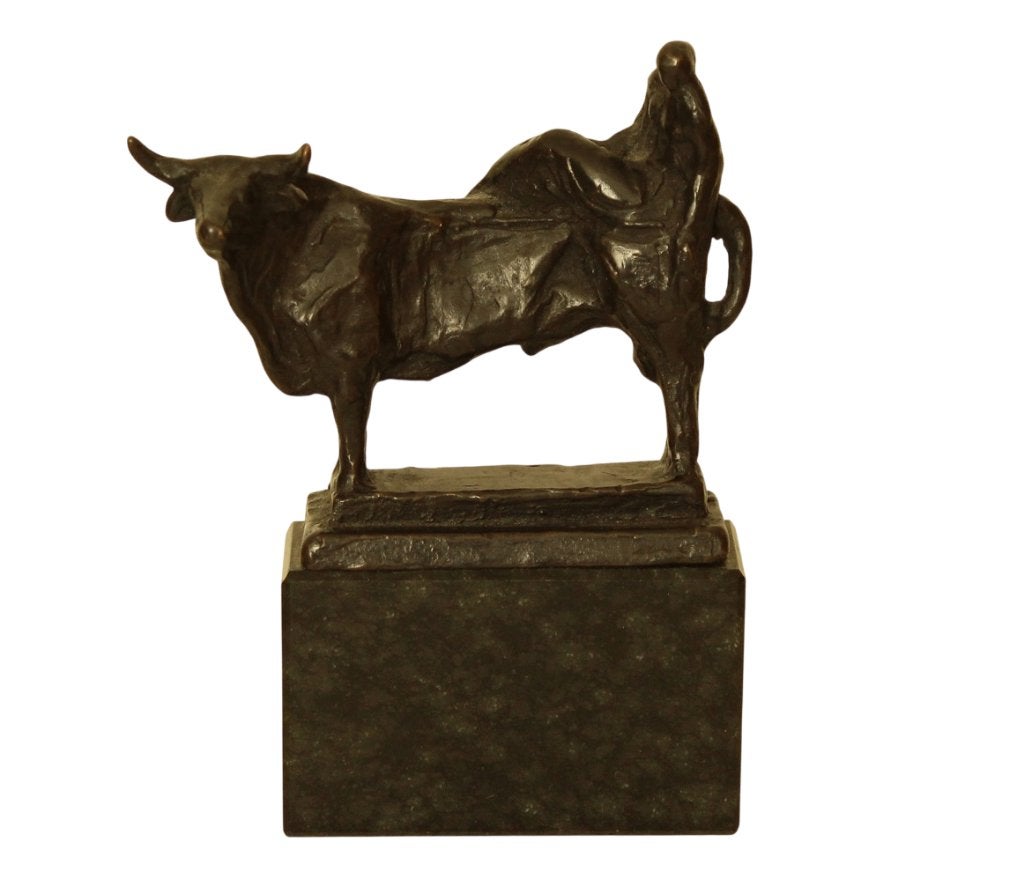 BRONZEN BEELD Eric Claus EUROPA EN DE STIER, Verzenden, Brons, Beeld