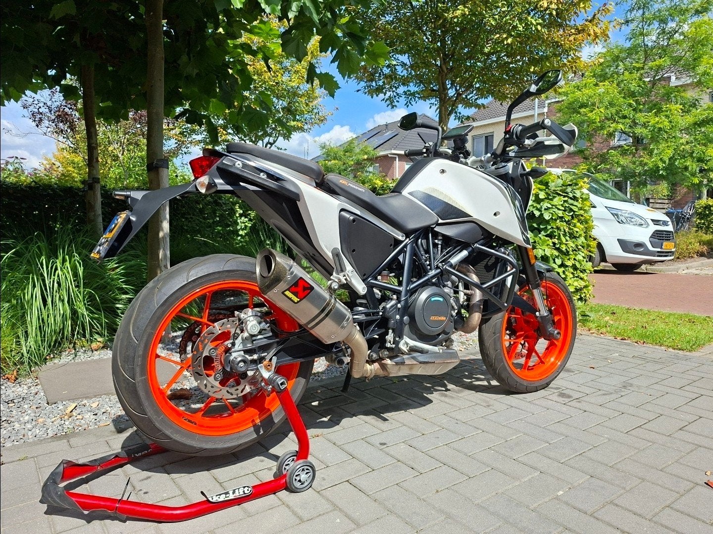 KTM 690 DUKE ABS 2017, Gebruikt, Particulier, Minimaal motorrijbewijs A2, Sportuitlaat