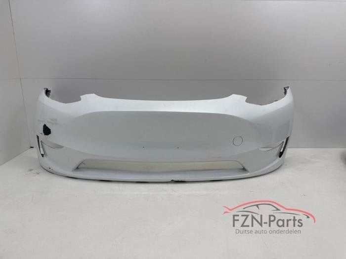 Tesla Model Y Voorbumper Wit, Ophalen of Verzenden, Gebruikt, Voor, Bumper
