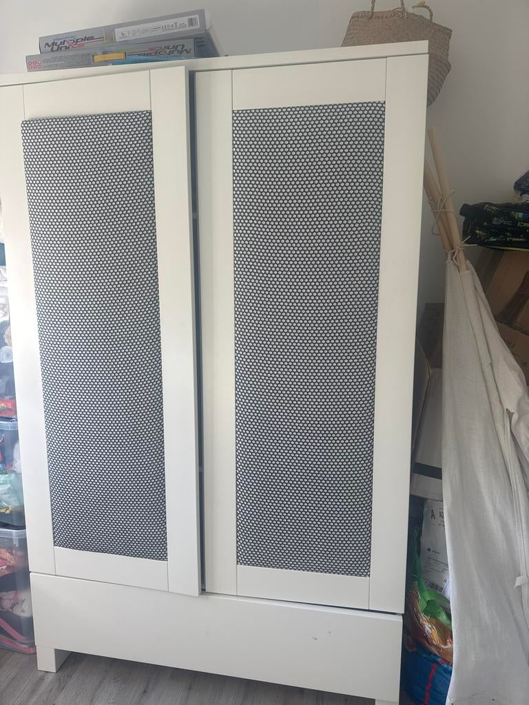 Grote Bopita kast met vakjes en kapstok, Gebruikt, Kast, 50 tot 70 cm, 105 cm of meer