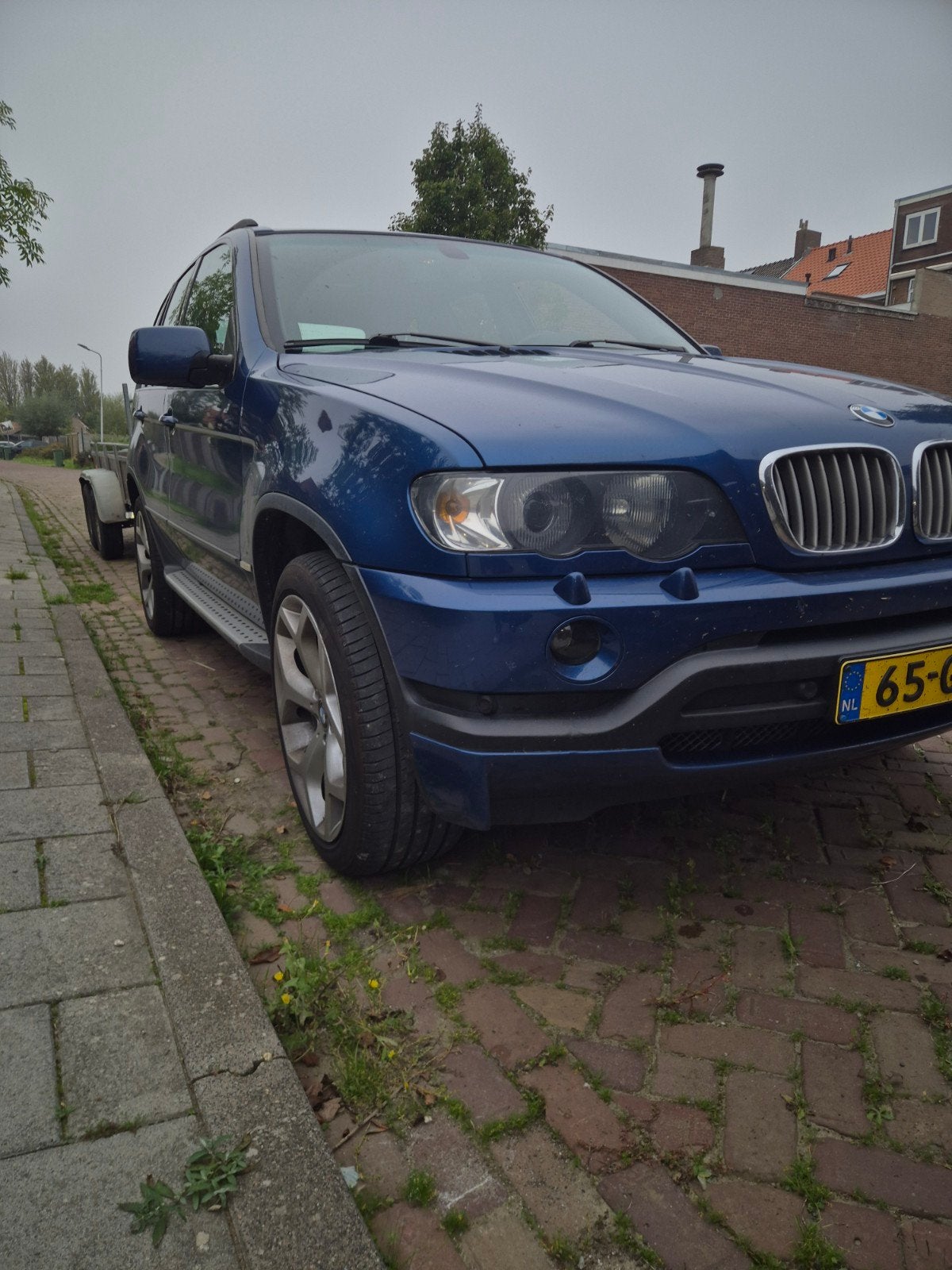 BMW X5 3.0 I AUT 2000 Blauw, Automaat, X5, Blauw, Vierwielaandrijving