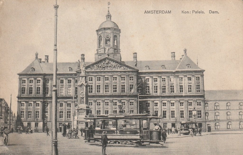 Amsterdam Dam Kon. Paleis, Ophalen of Verzenden, Ongelopen, Noord-Holland