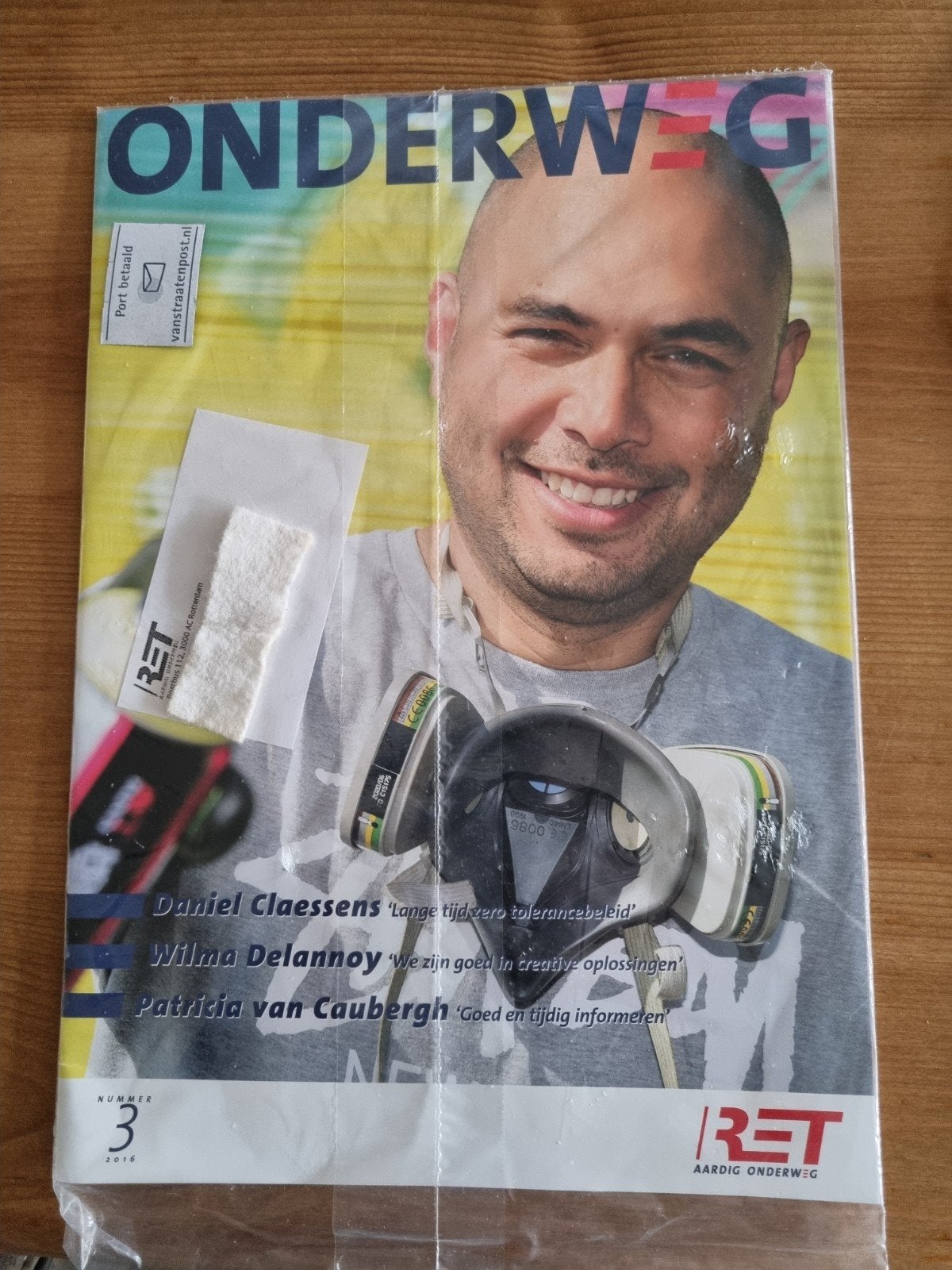 Maandblad RET. uit 2016, Verzamelen, Ophalen of Verzenden, Nieuw, Bus of Metro, Boek of Tijdschrift