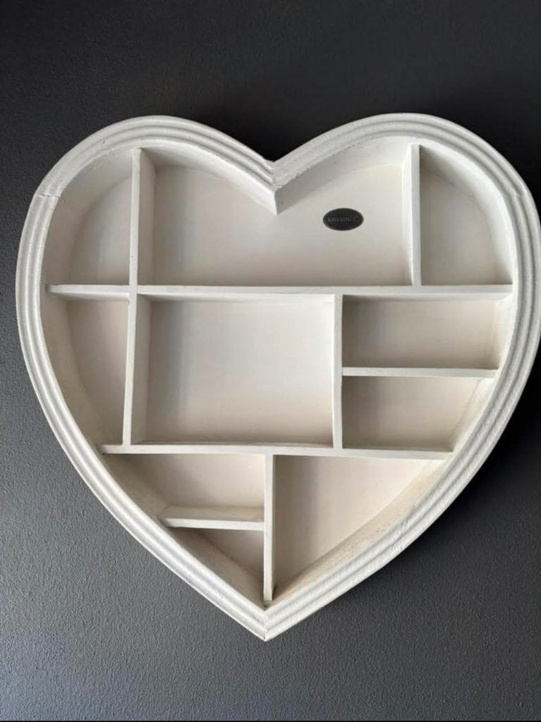 Riverdale hartvormige wanddecoratie, Ophalen, Hout, Decoratieobject, Zo goed als nieuw