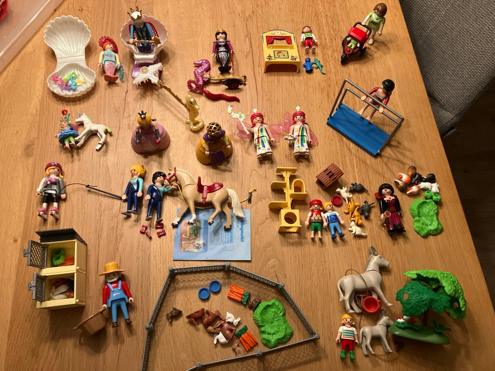 19 Playmobil setjes : boerderij, prinsessen, zeemeerminnen, Ophalen of Verzenden, Gebruikt, Jongen of Meisje