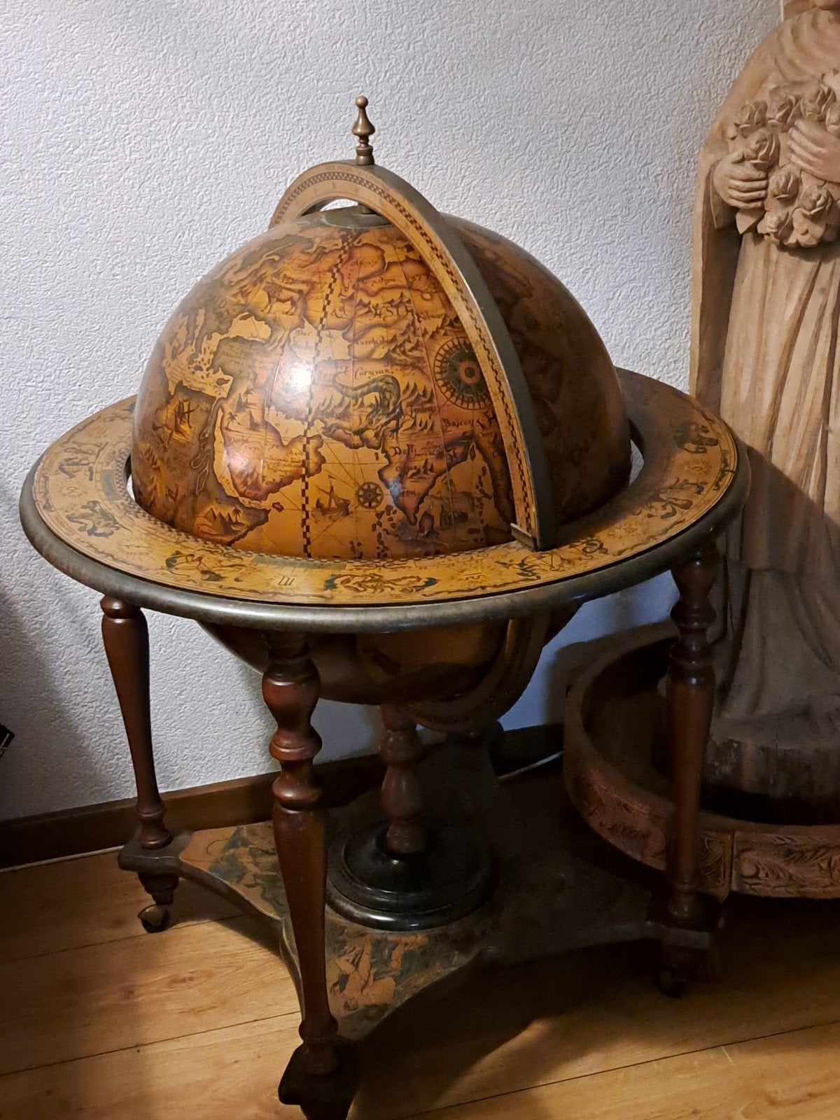 wereldbol barkast, Ophalen of Verzenden
