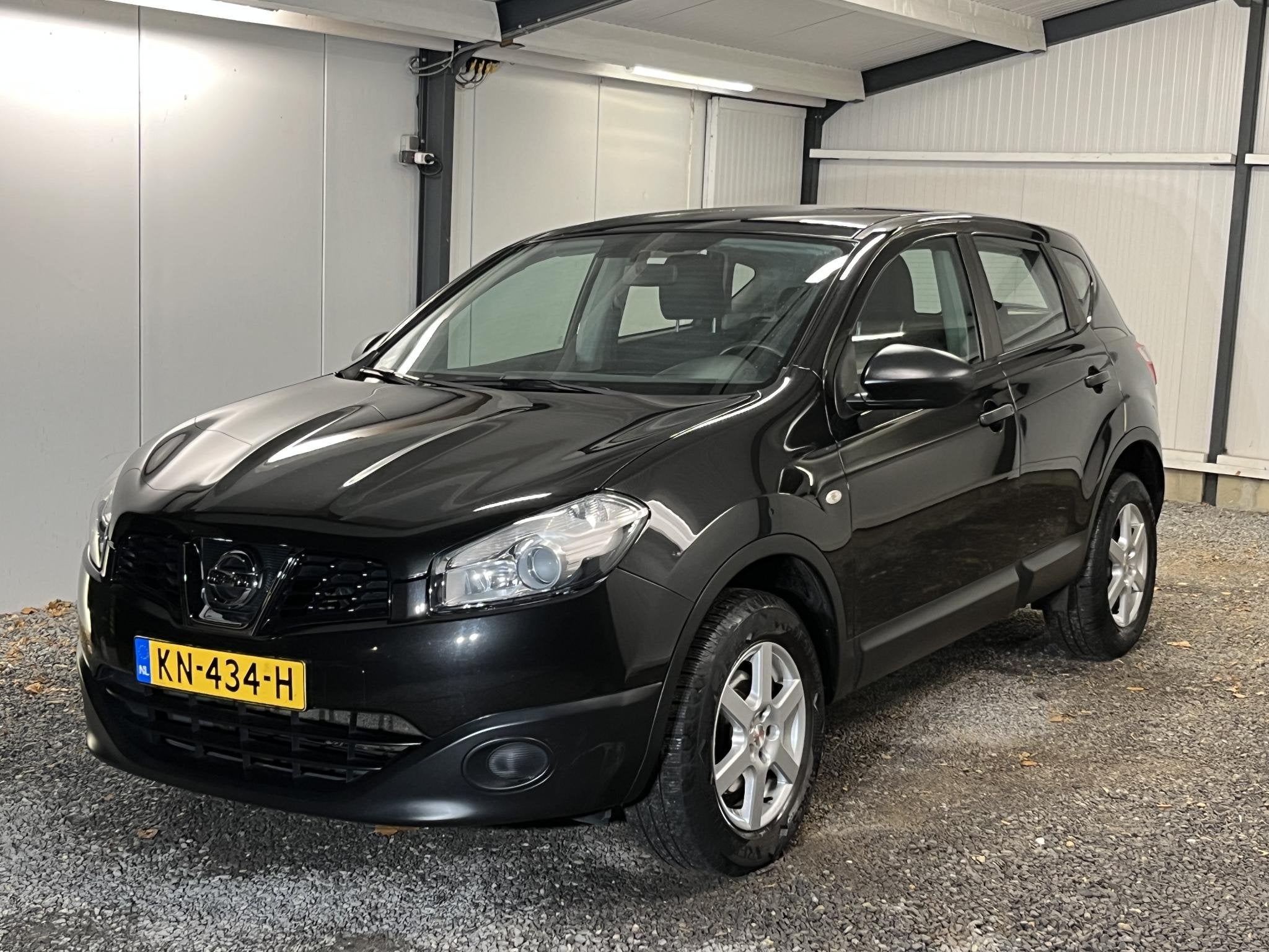 Nissan Qashqai 1.6 Visia 2013 Zwart*157.Dkm*ECC CRUISE 17''L, Auto's, Nissan, Bedrijf, Te koop, Qashqai, ABS, Airbags, Airconditioning