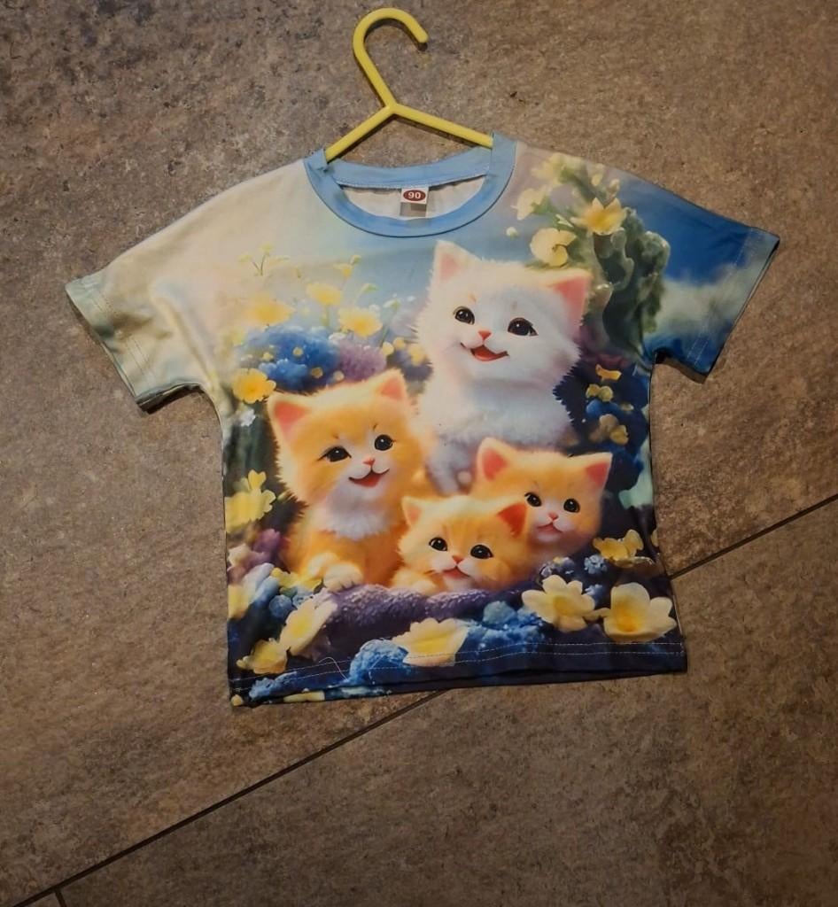Baby T-shirt katjes maat 86, Ophalen of Verzenden, Nieuw, Jongetje of Meisje, Shirtje of Longsleeve