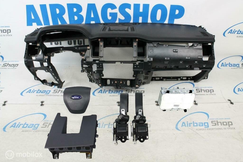 Airbag set - Dashboard zwart Ford Ranger (2015-2018), Auto-onderdelen, Gebruikt, Ophalen of Verzenden