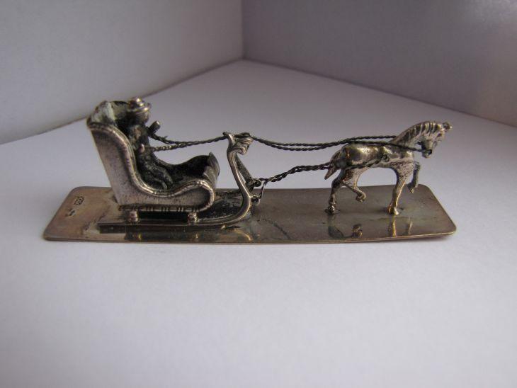 Miniatuur arreslee, Antiek en Kunst, Verzenden, Zilver