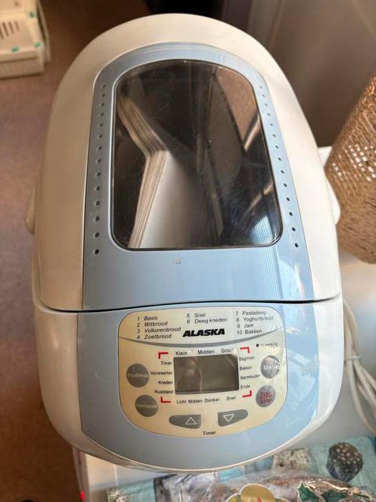 Alaska Broodbakmachine BM 2000 - Gebruikt, Witgoed en Apparatuur, Met timer, Gebruikt, 800 tot 1200 gram deeg, Ophalen of Verzenden