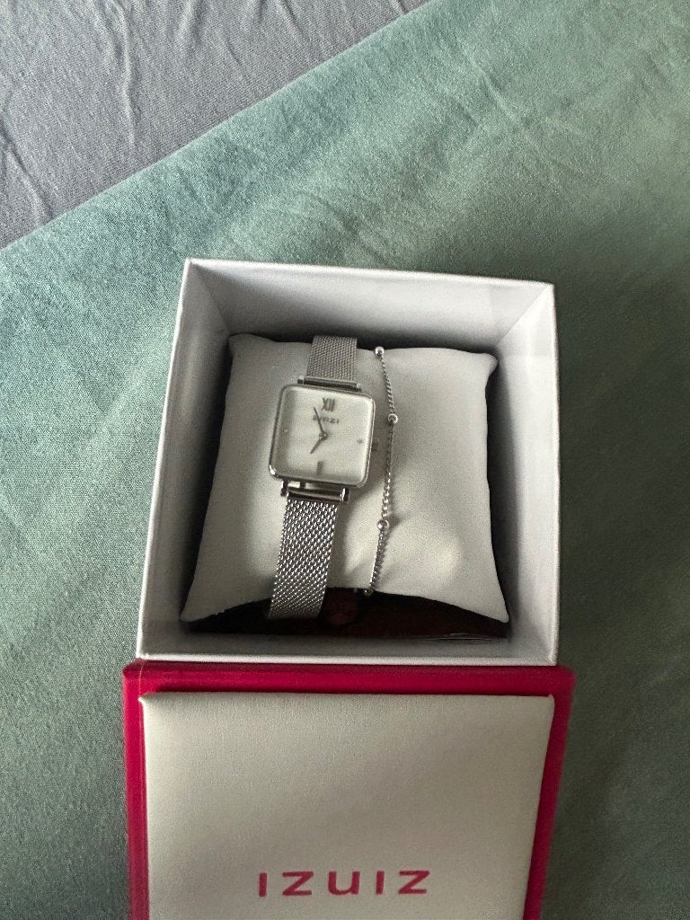 Zinzi dames horloge, Sieraden, Tassen en Uiterlijk, Horloges | Dames, Staal, Polshorloge, Zo goed als nieuw, Zilver