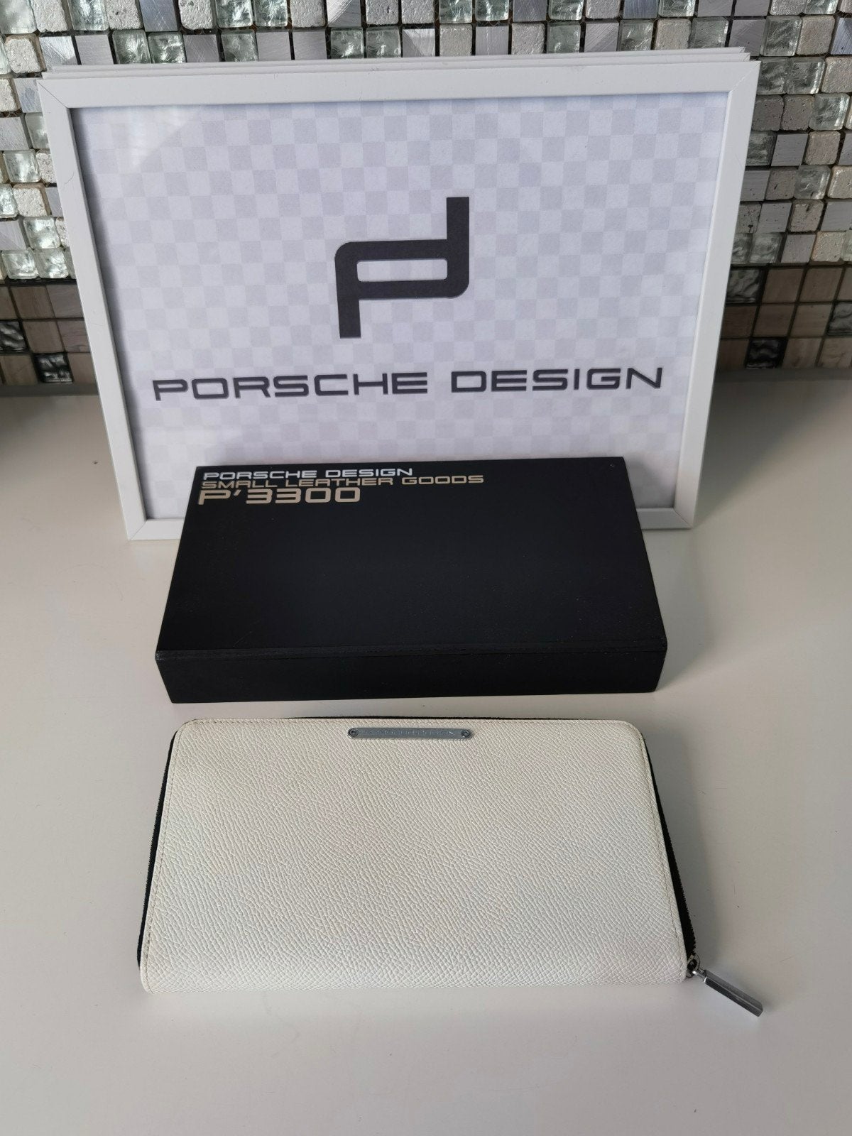 origineel porsche design dames portemonnee van echt leder, Ophalen of Verzenden, Zo goed als nieuw, Wit, Leer