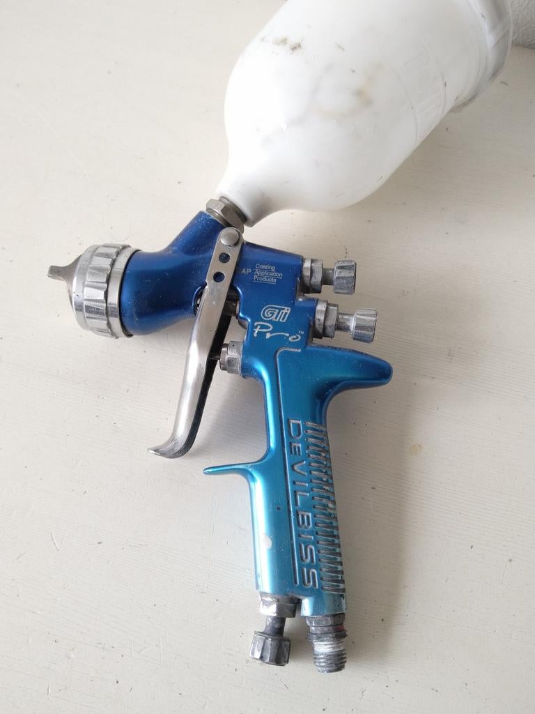 DeVilbiss GTI PRO met nozzle trans-tech GTI PRO T2, Ophalen of Verzenden, Gebruikt