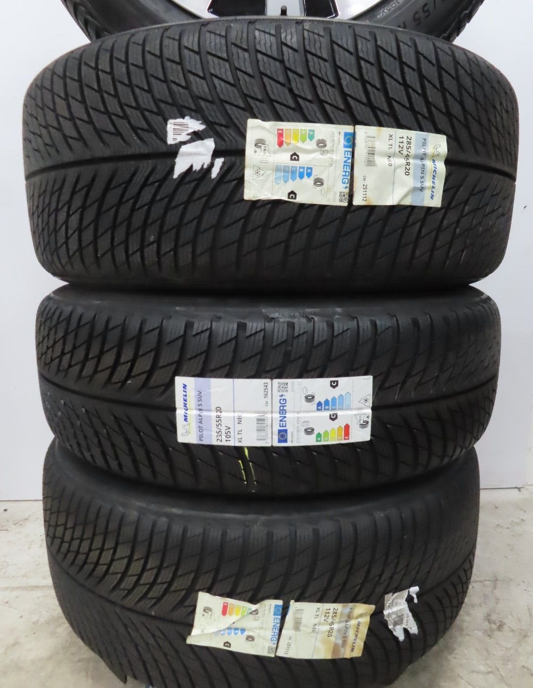 Originele Porsche Macan EV 20 inch velgen winterbanden nieuw, -, 285 mm, -, Banden en Velgen