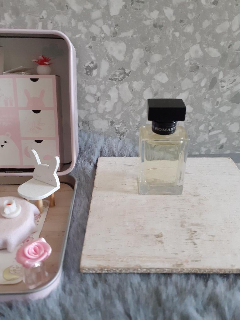 parfumminiatuur romance by ralph lauren, Ophalen, Zo goed als nieuw, Miniatuur, Gevuld