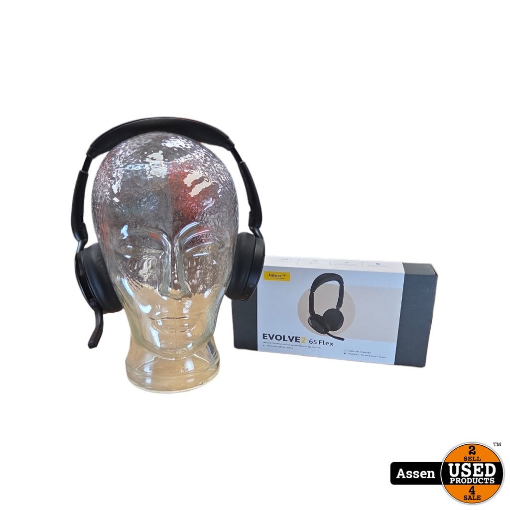 Jabra Evolve2 65 Flex Headset Nette Staat | 1 Maand Garantie