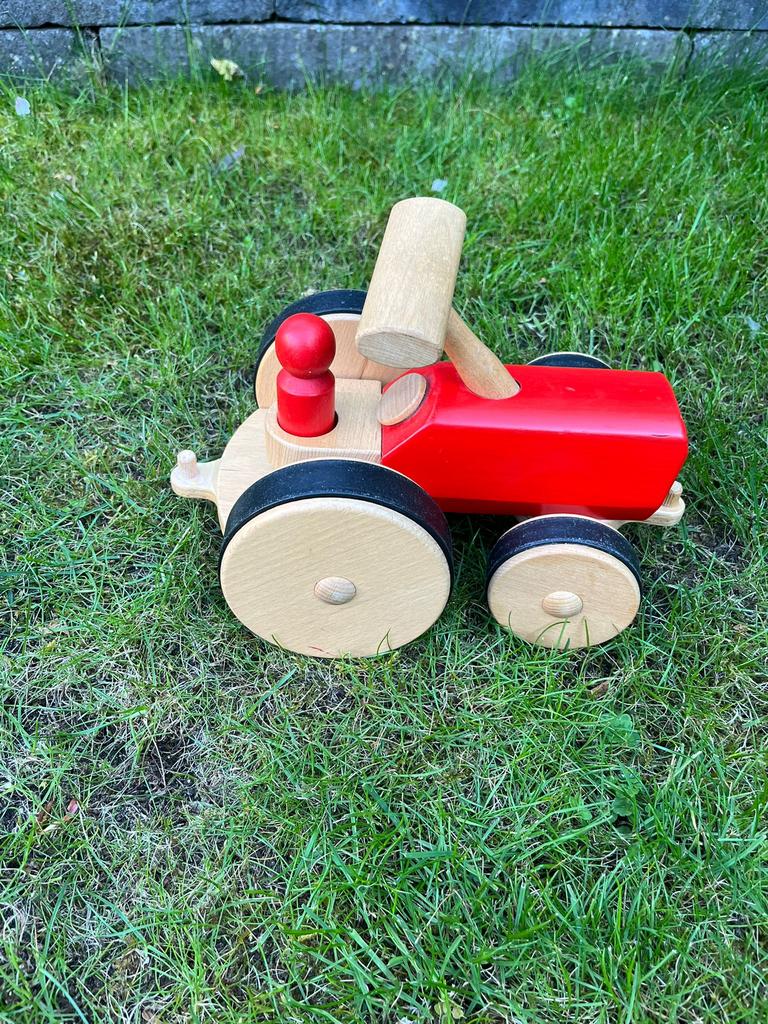 Tractor NIC, Kinderen en Baby's, Speelgoed | Houten speelgoed, Ophalen, Gebruikt
