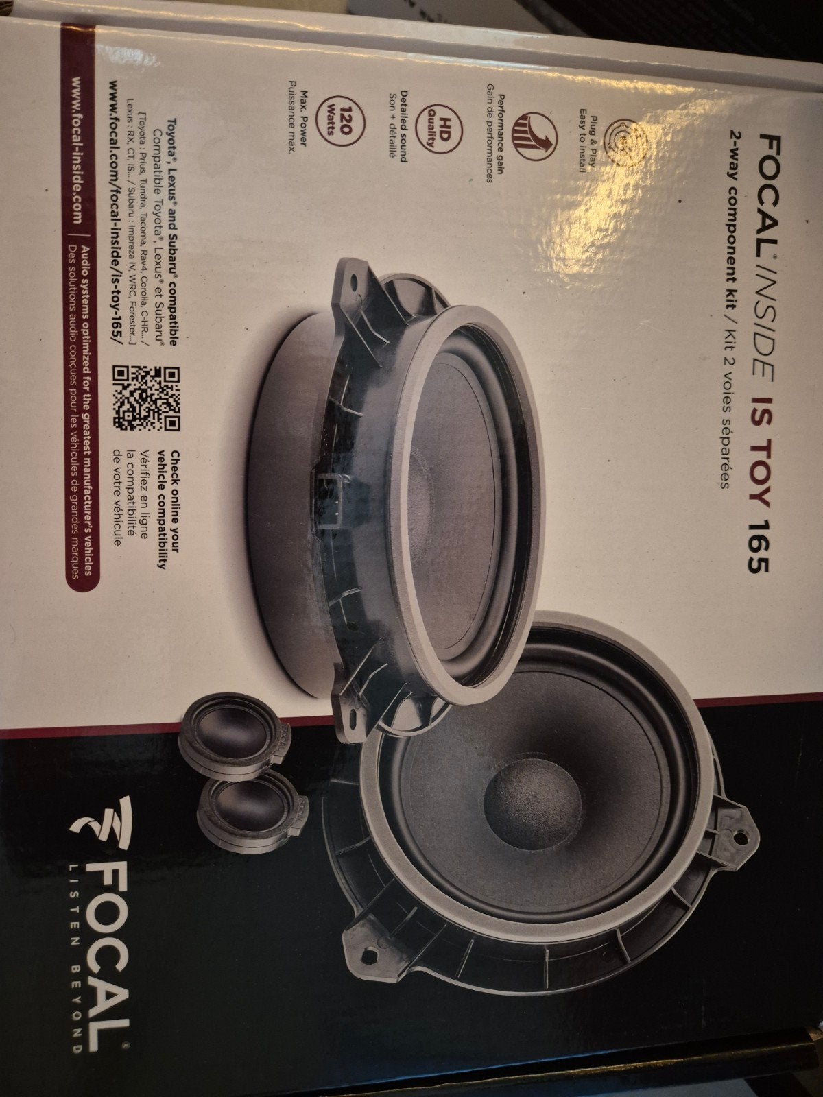 Focal Inside IS TOY 165 Toyota luidsprekers, Ophalen, Zo goed als nieuw