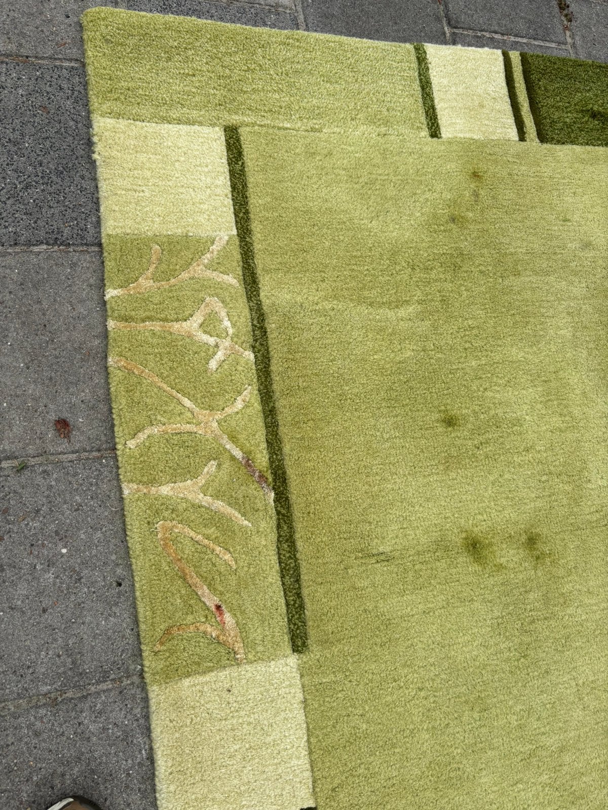 Vloerkleed retro nu voor 15 euro 230 x170 cm prijs vast, 150 tot 200 cm, 200 cm of meer, Ophalen of Verzenden, Zo goed als nieuw