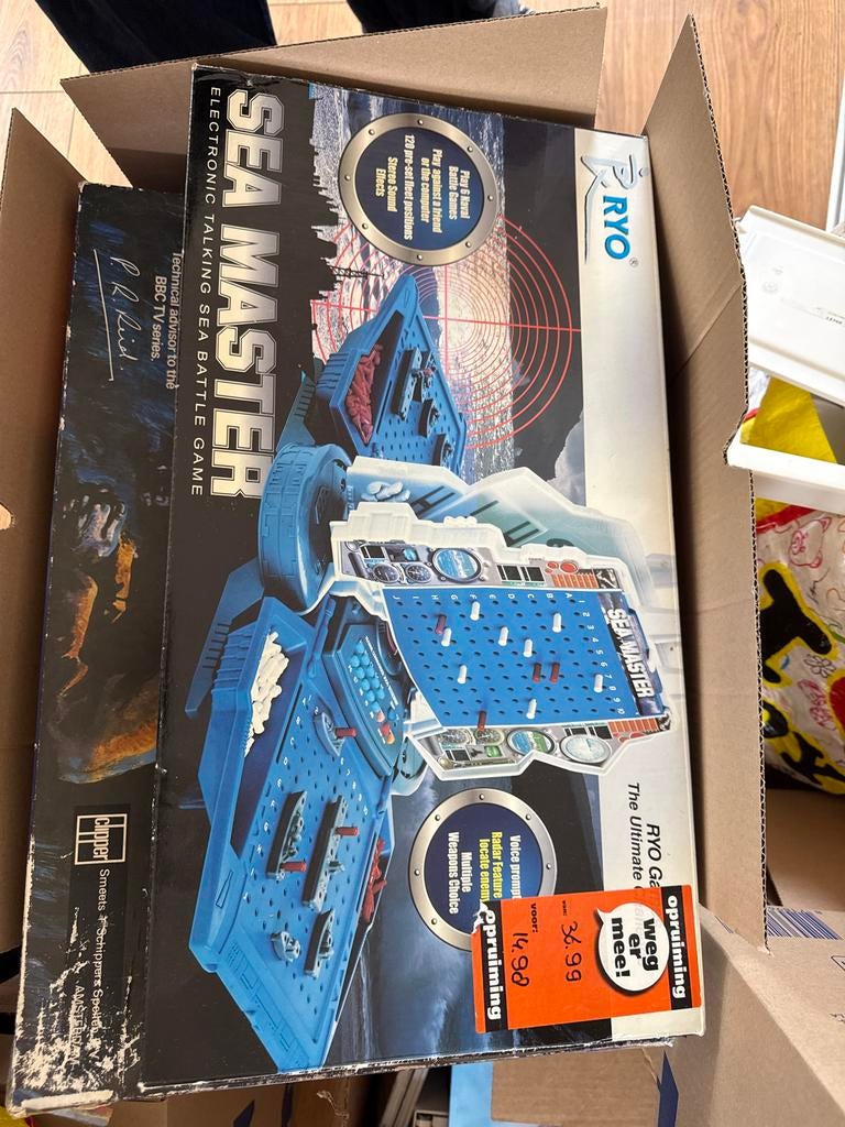 Sea Master Elektronisch Zeeslag Spel RYO, Een of twee spelers, Ophalen of Verzenden, Gebruikt