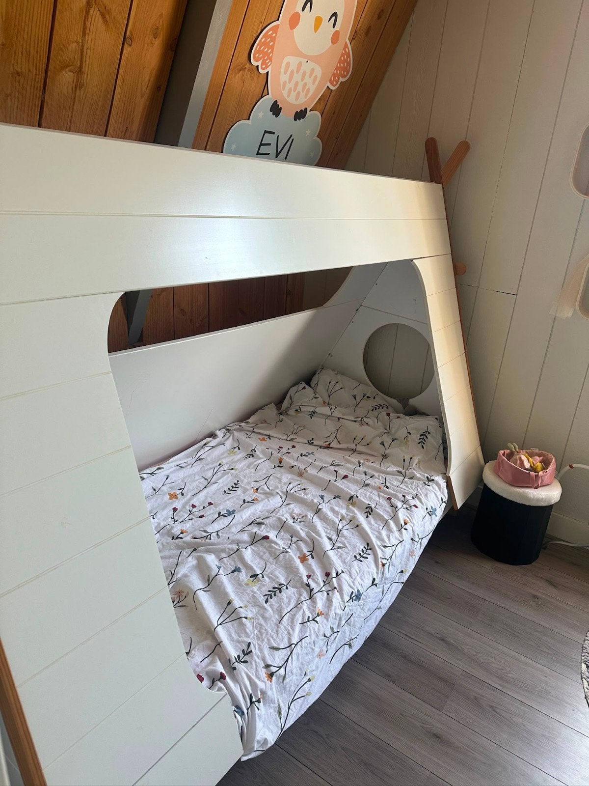 Kinderbed tipi van merk WOOOD, 85 tot 100 cm, Gebruikt, 180 cm of meer, Ophalen