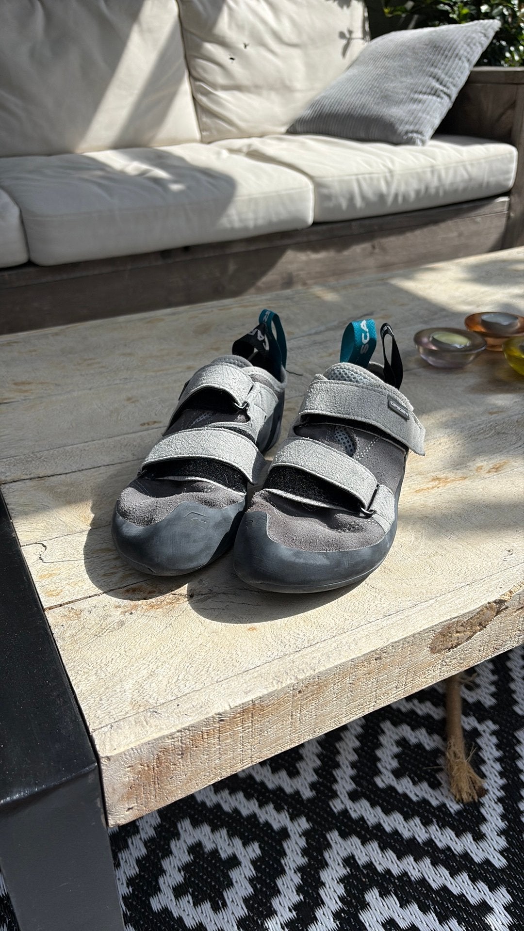Te koop klimschoenen Scarpa 39, Ophalen, Zo goed als nieuw, Schoenen