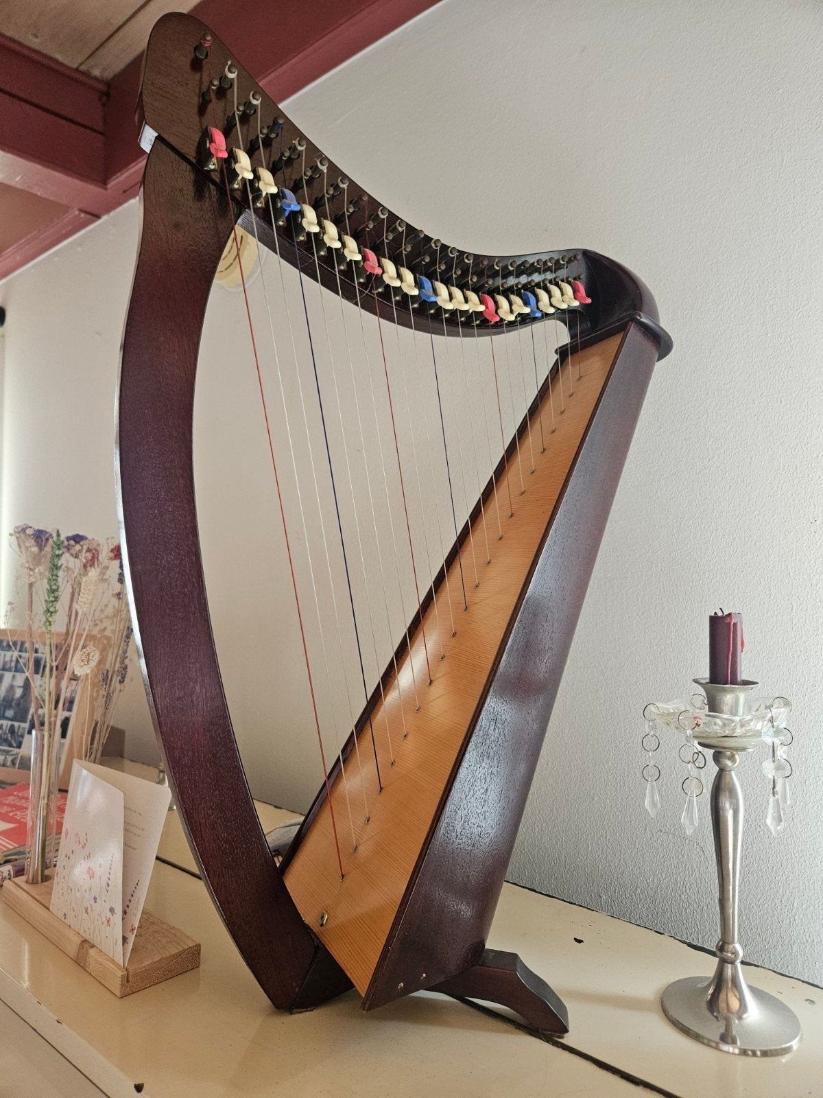 Camac Harps H.22 Keltische Harp, troubadour model., Ophalen