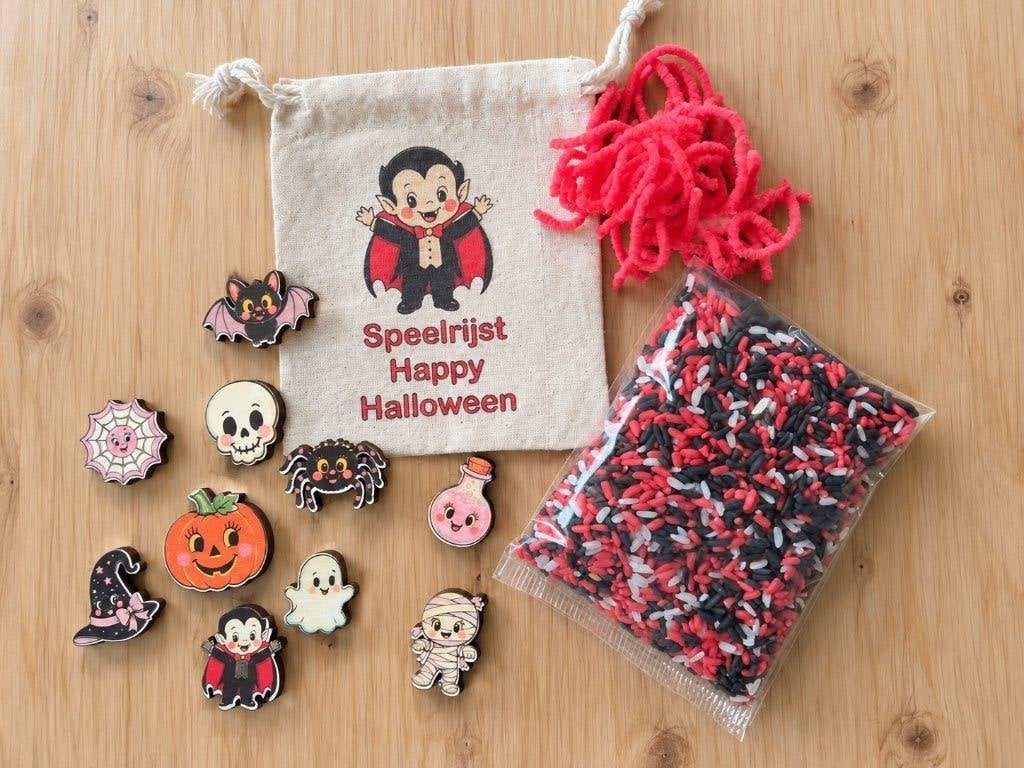 Speelrijst Happy Halloween - Sensory Play, Ophalen of Verzenden, Nieuw, Ontdekken