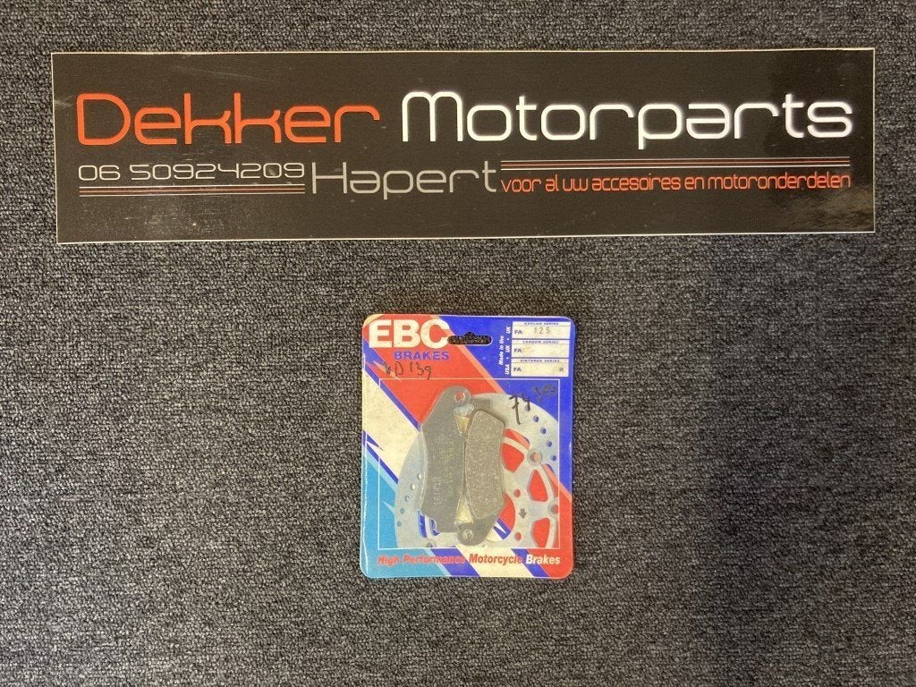 EBC remblokken FA125 voorzijde Honda XR600R XR650 CR500R etc, Motoren, -, -, Nieuw, Ophalen of Verzenden
