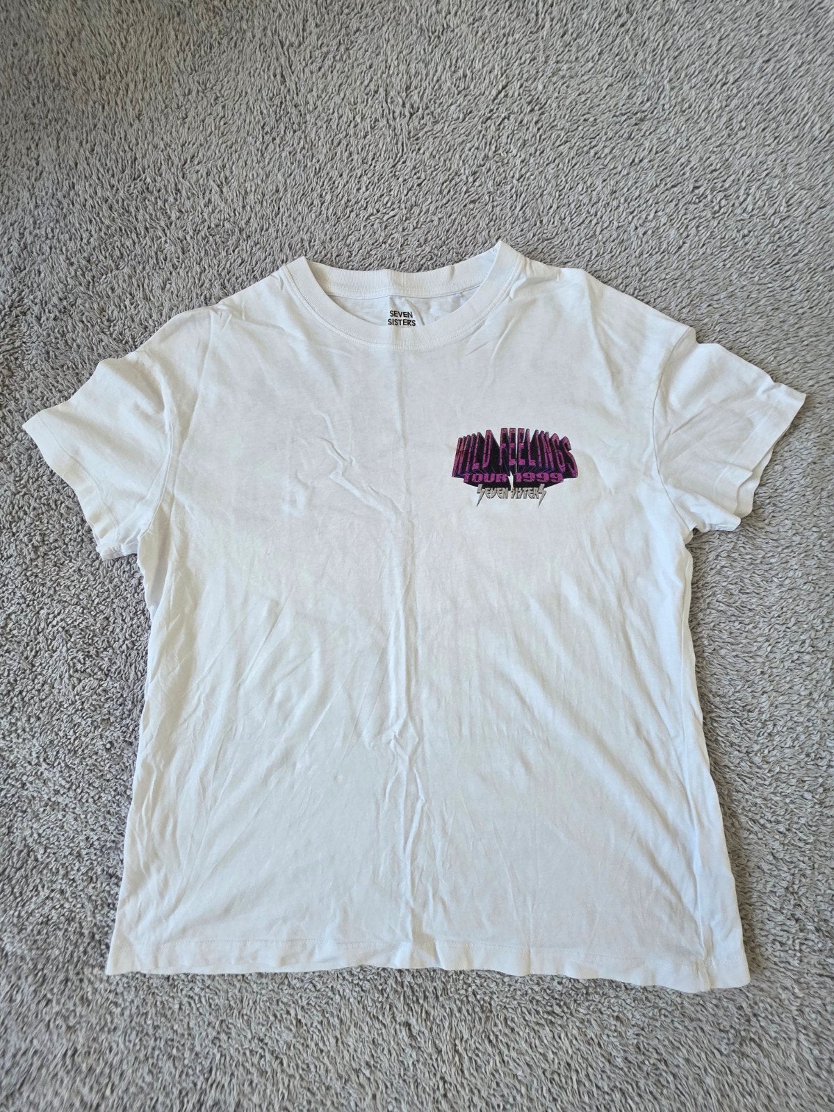 Seven Sisters T-shirt dames maat M, Kleding | Dames, Maat 38/40 (M), Seven Sisters, Wit, Ophalen of Verzenden