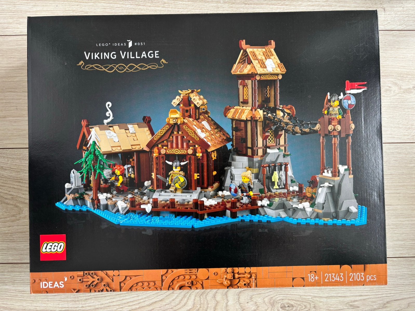 Lego ideas 21343 viking eiland nieuw in doos, Ophalen of Verzenden, Nieuw