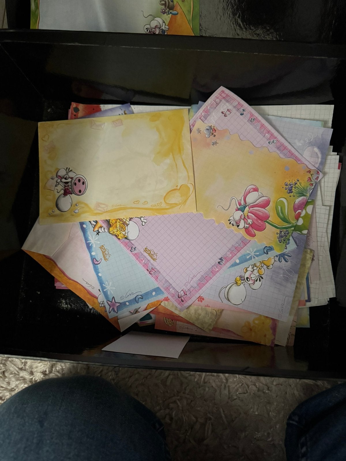 Diddl blaadjes kaarten, Verzamelen, Diddl, Ophalen of Verzenden, Zo goed als nieuw, Papier, Kaart of Schrift