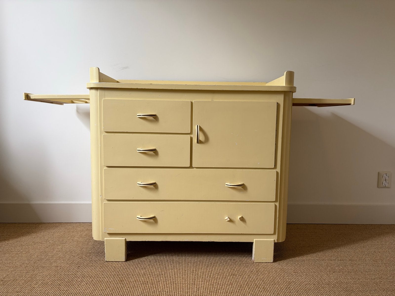 Vintage Commode, Kinderen en Baby's, Kinderkamer | Commodes en Kasten, Ophalen, Gebruikt, Commode, Opstaande rand